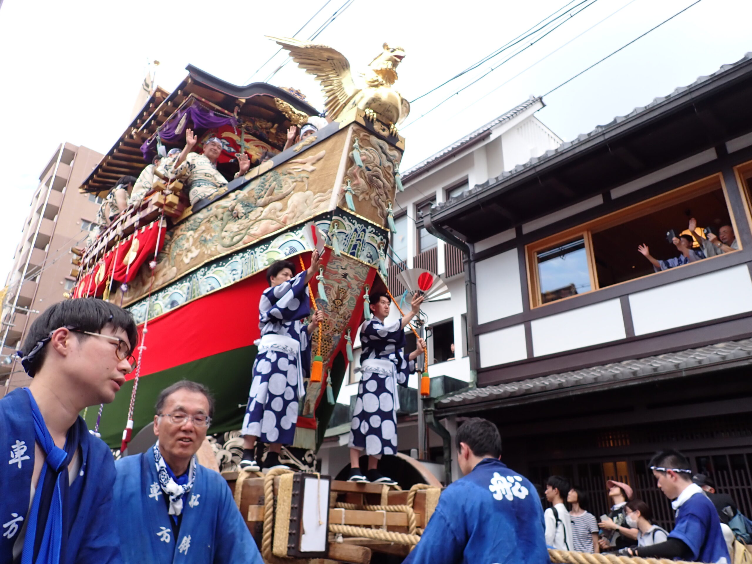 雨の祇園祭、炎天下の京都